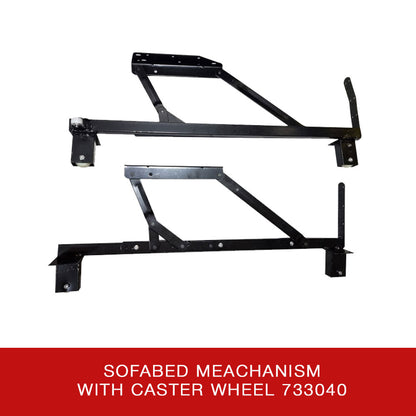 Sofa Bed Mechanism with Caster Wheel 733040