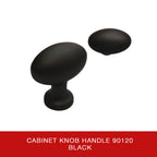 Cabinet Knob Handle 90120 BLK