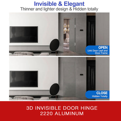 3D Adjustable Invisible Door Hinges 2220