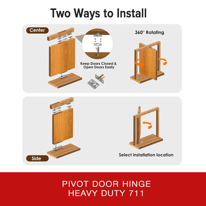 Pivot Door Hinge Heavy Duty 711
