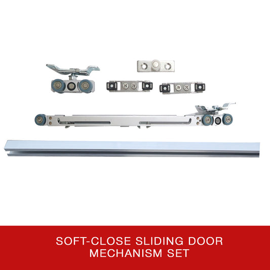 Soft-Close Sliding Door Mechanism Set