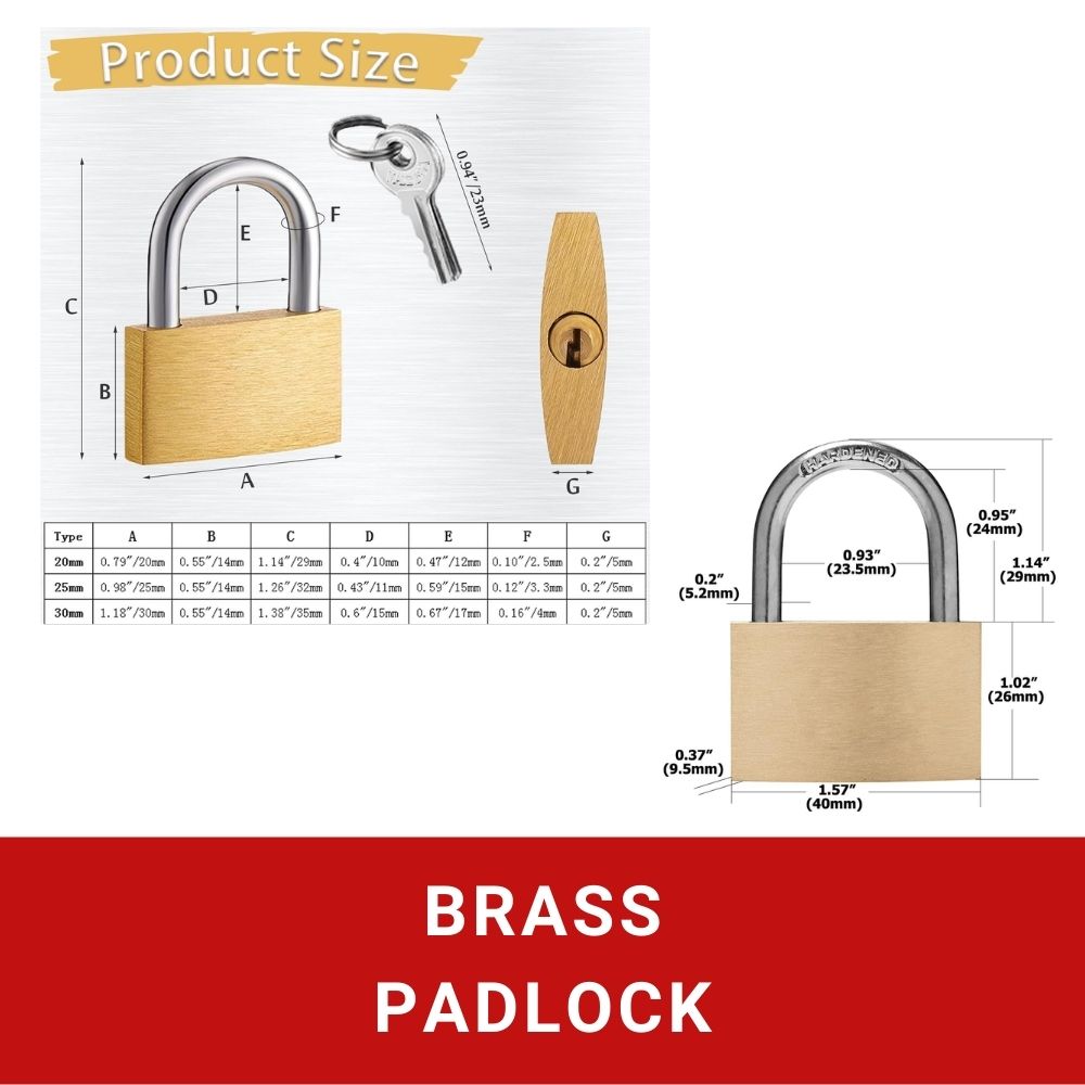 Brass Padlock