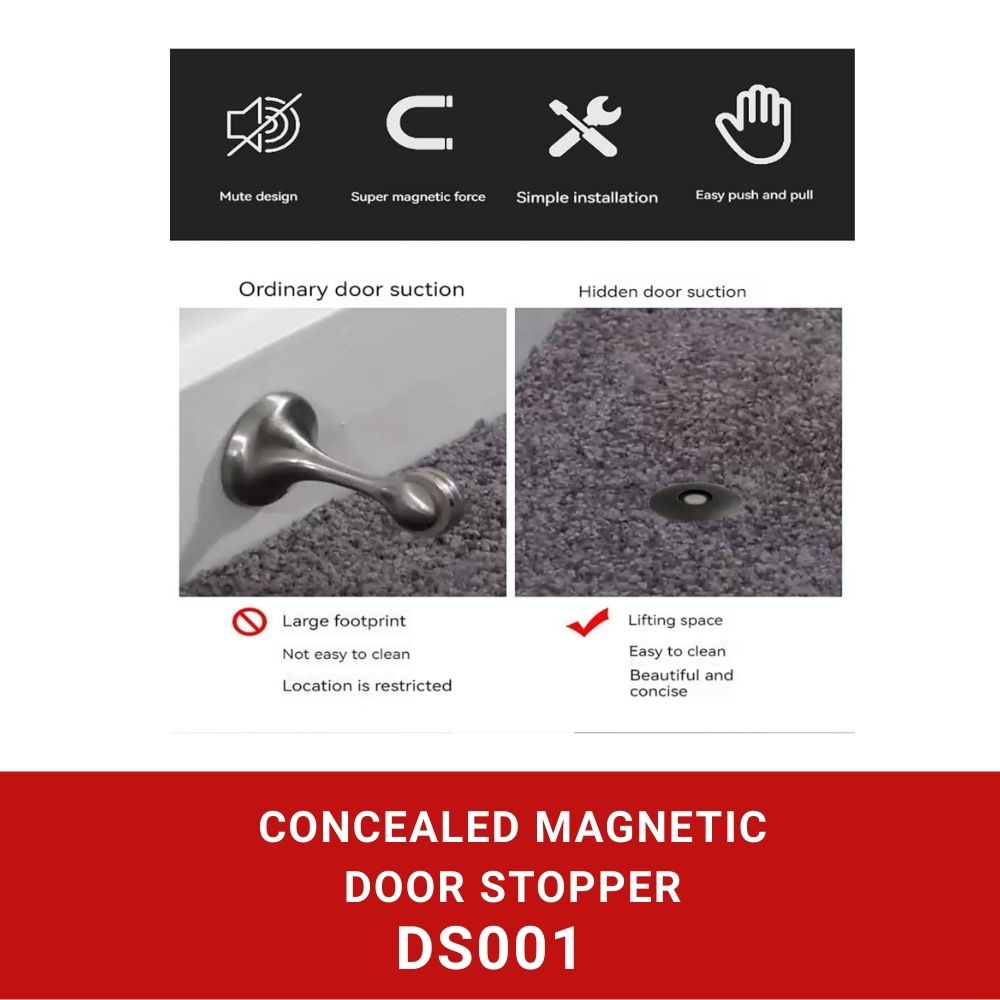 Concealed Magnetic Door Stopper DS001