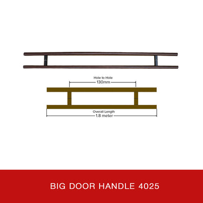 Big Door Handle 4025 Dark Brown