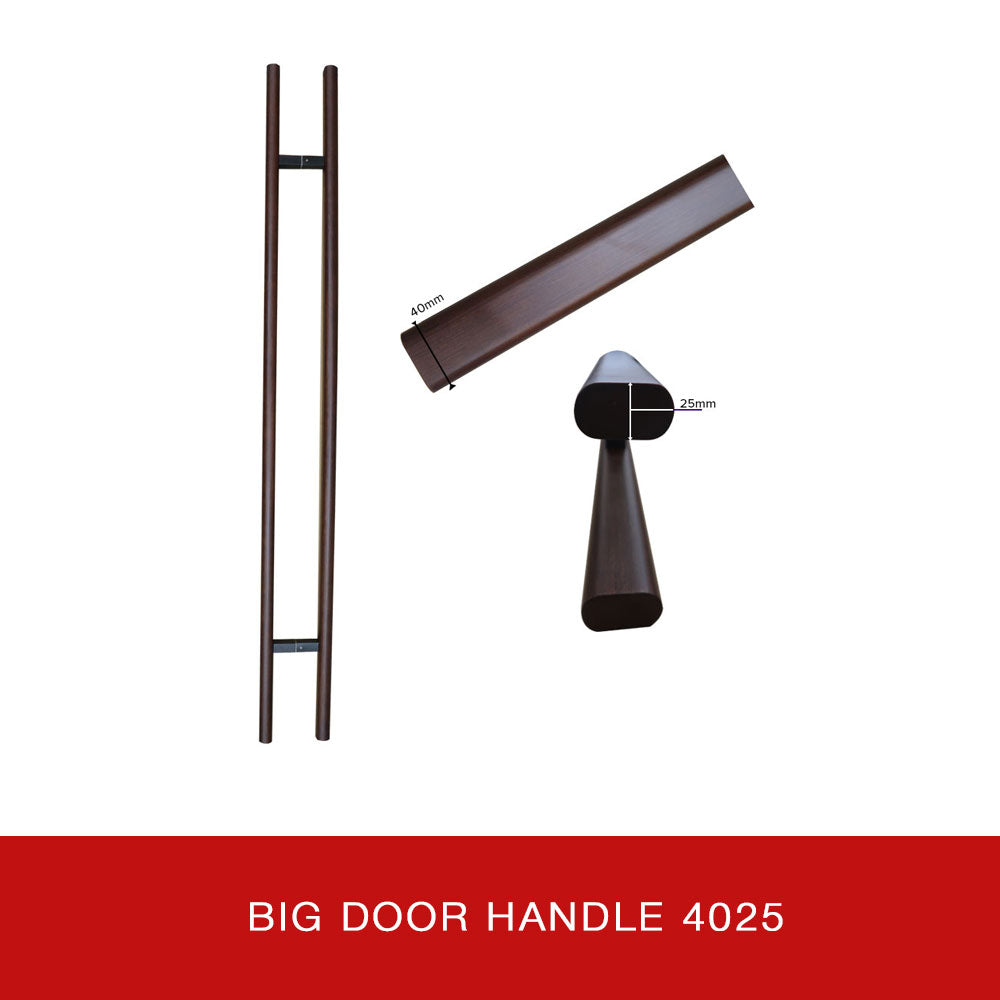 Big Door Handle 4025 Dark Brown