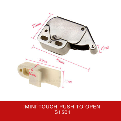Mini touch Push to Open Latch S1501