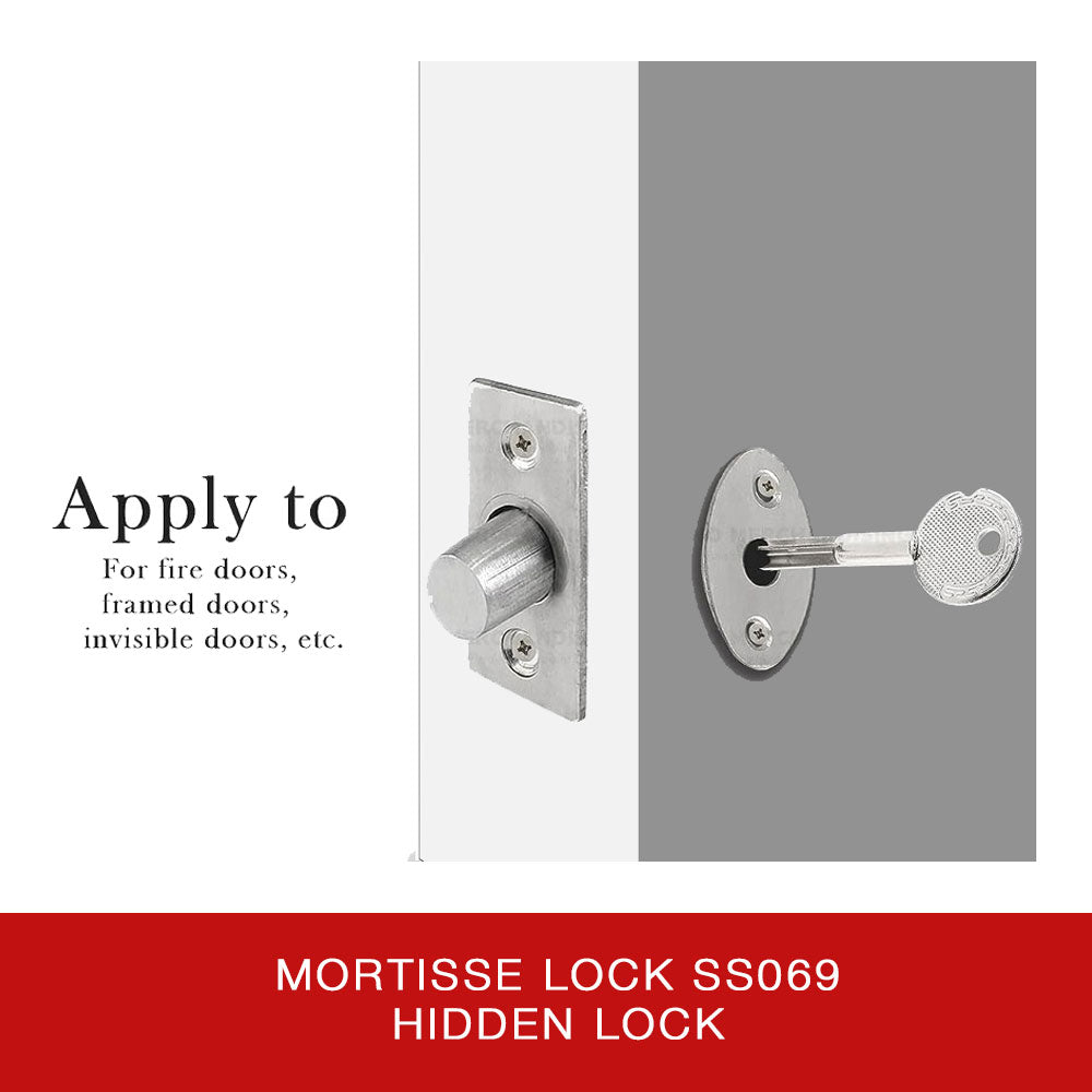 Hidden Mortisse Door Lock SS069