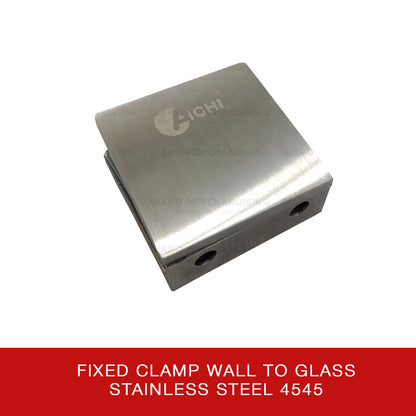 Fixed Clamp Wall to Glass 4545